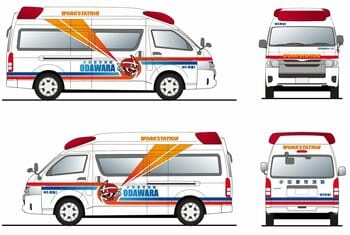 【神奈川県小田原市】市内高校生がデザインしたラッピング救急車を初披露！