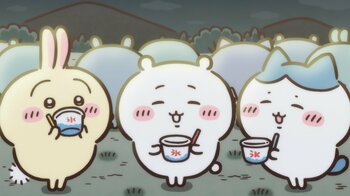 アニメ『ちいかわ』　第258話「かき氷シロップ」