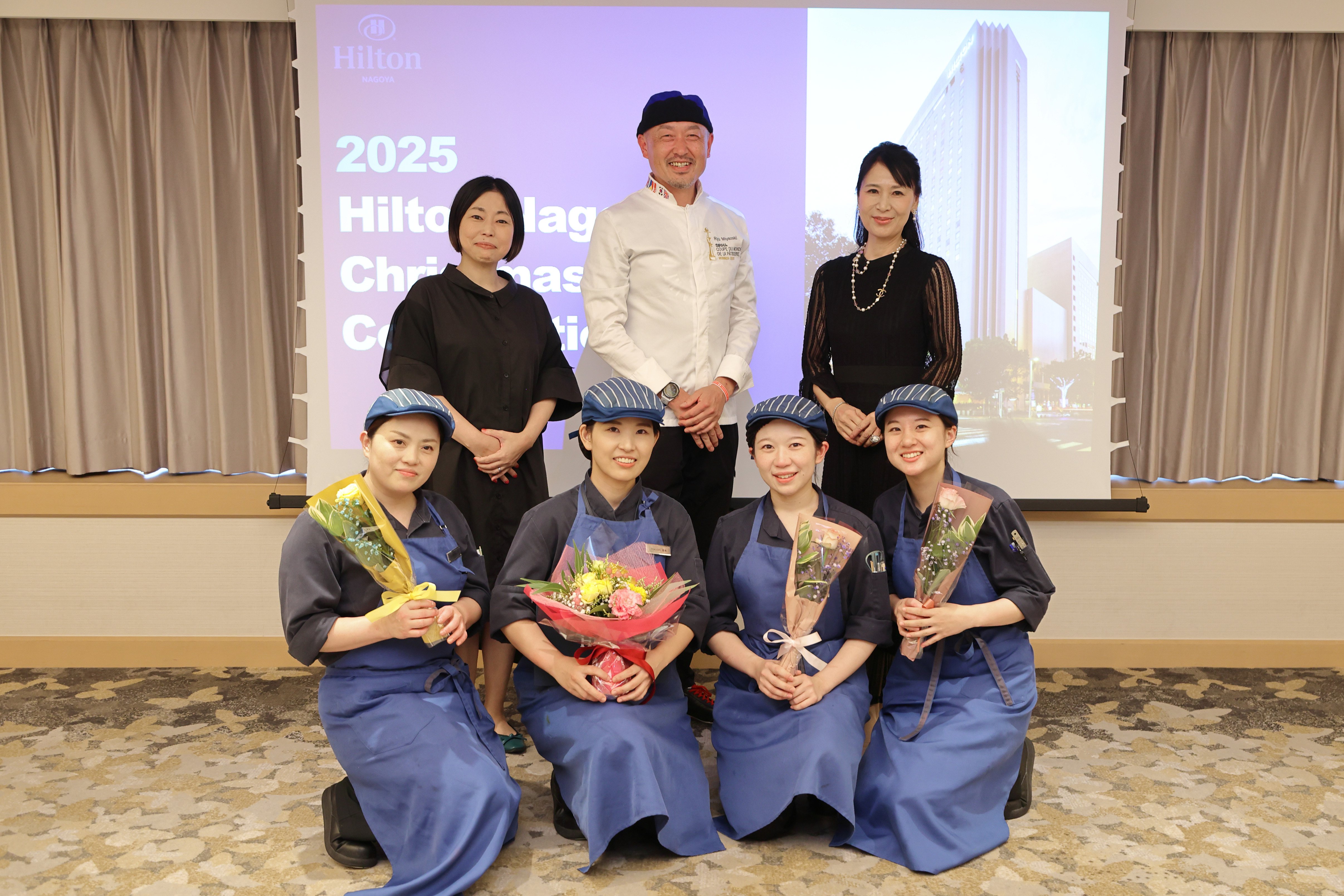 ヒルトン  ホテル  ノベルティ シェフ ヒルトン広島】鷲見 真奈美 ヒルトン広島 ペストリーシェフ 就任