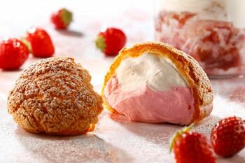 【東京ミルクチーズ工場 】よりまろやかなチーズクリームと苺クリームを合わせた『チーズパフ いちごミルク』を3月1日（日）から期間限定で発売！