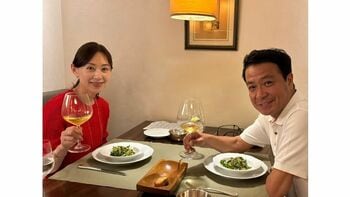 中山秀征の妻・白城あやか 結婚26周年で仲良し2S公開！「いくつになっても夢を追いかけて」夫婦での目標も明かす