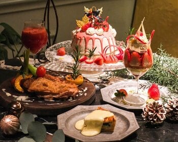 ステーキ&パフェ〈夜プルミエメ〉。ちょっとよそゆきの朝ごはん＜プルミエメ＞が新業態をスタート！クリスマスは特別ディナーやケーキのテイクアウトも！