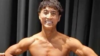 コロチキ西野 涙のワケは？ボディーコンテストでバキバキ肉体美披露　会場には相方・ナダルの姿も！