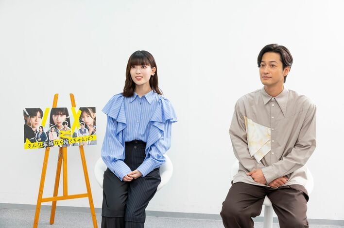 岩本蓮加＆竹財輝之助が『そんな家族なら捨てちゃえば？』取材会