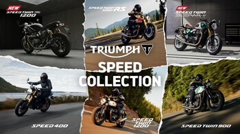 トライアンフ、史上最も充実したSpeedファミリーを全国で体感できる「Triumph Speed Collection」フェア開催