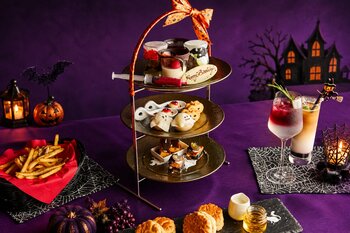 ホテル＆レジデンス六本木で楽しむハロウィンアフタヌーンティー　巨峰＆シャインマスカットの期間限定メニューが登場