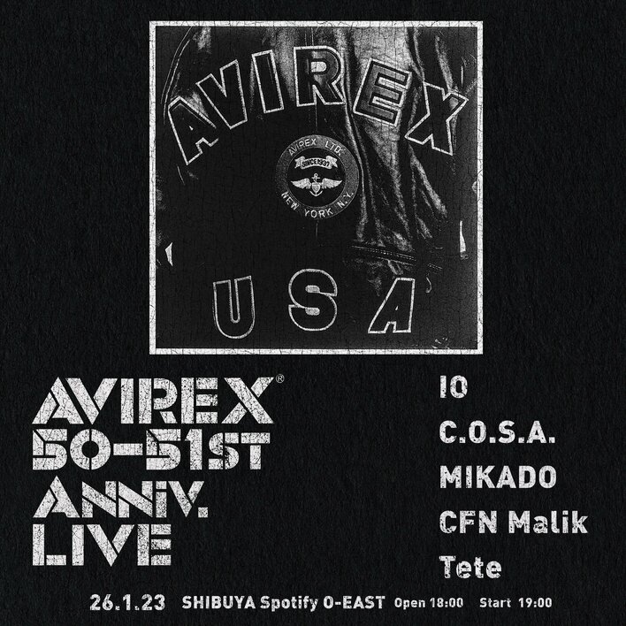 「AVIREX 50-51st Anniversary LIVE」開催！