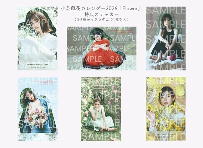 小芝風花 12月12日にデビュー15周年記念カレンダー発売！テーマは“花
