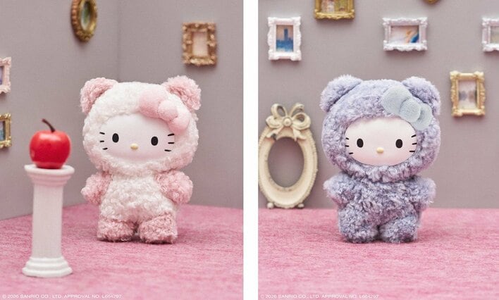 ハローキティのふわふわな“くま姿”のチャームを発売！やわらかな毛並み