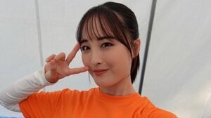 大友花恋 美脚際立つウェア姿を披露！マラソン完走の喜びを全身で表す無邪気な姿も「目を奪われます！」「お会いしたかった」