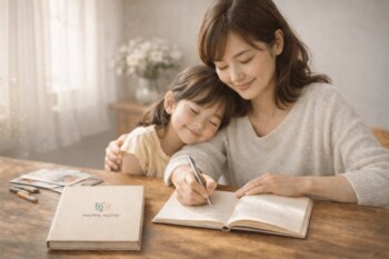 コロナ禍高齢出産ママが「残された時間の不安」を「子どもと生きられる時間を大切に生きる」に変えるノートを企画