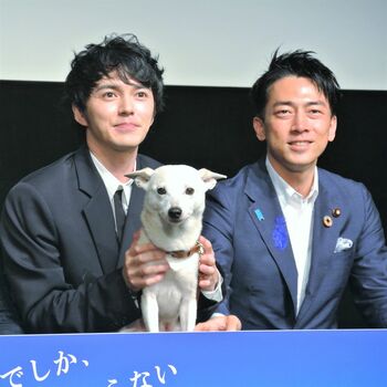 林遣都  小泉進次郎大臣と対面したバディ・ちえちゃんの求愛行動に動揺！？