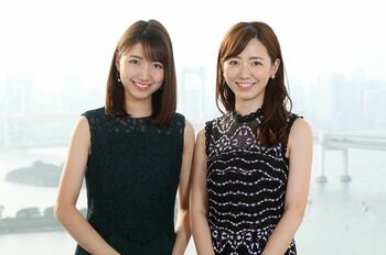 三田友梨佳アナ×内田嶺衣奈アナ対談① 「朝からずっと仕事モードで緊張」