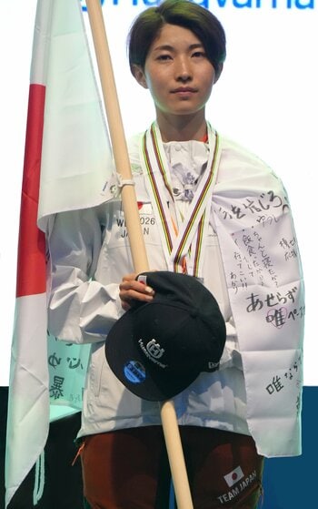 武藤唯選手、日本人初の世界伐木チャンピオンシップ個人総合金メダル獲得!
