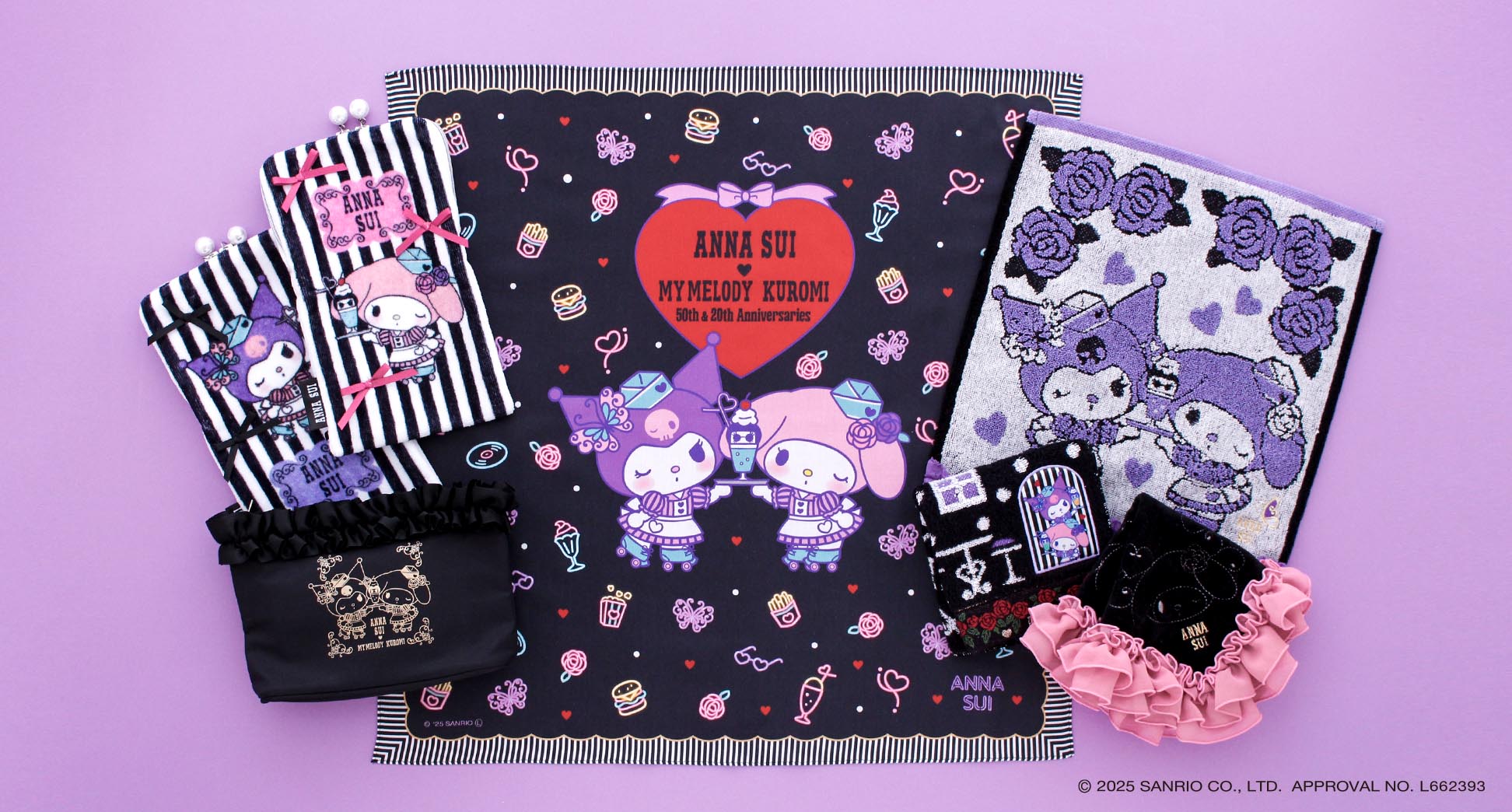 マイメロディ＆クロミ×「ANNA SUI」夢のコラボ！レトロポップな