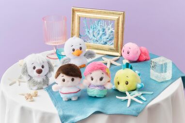 セバスチャン　アリエル　ディズニー　入手困難　激レア　一点物 日本限定 ディズニー アリエル サガラポーチ セバスチャン 小物入れ