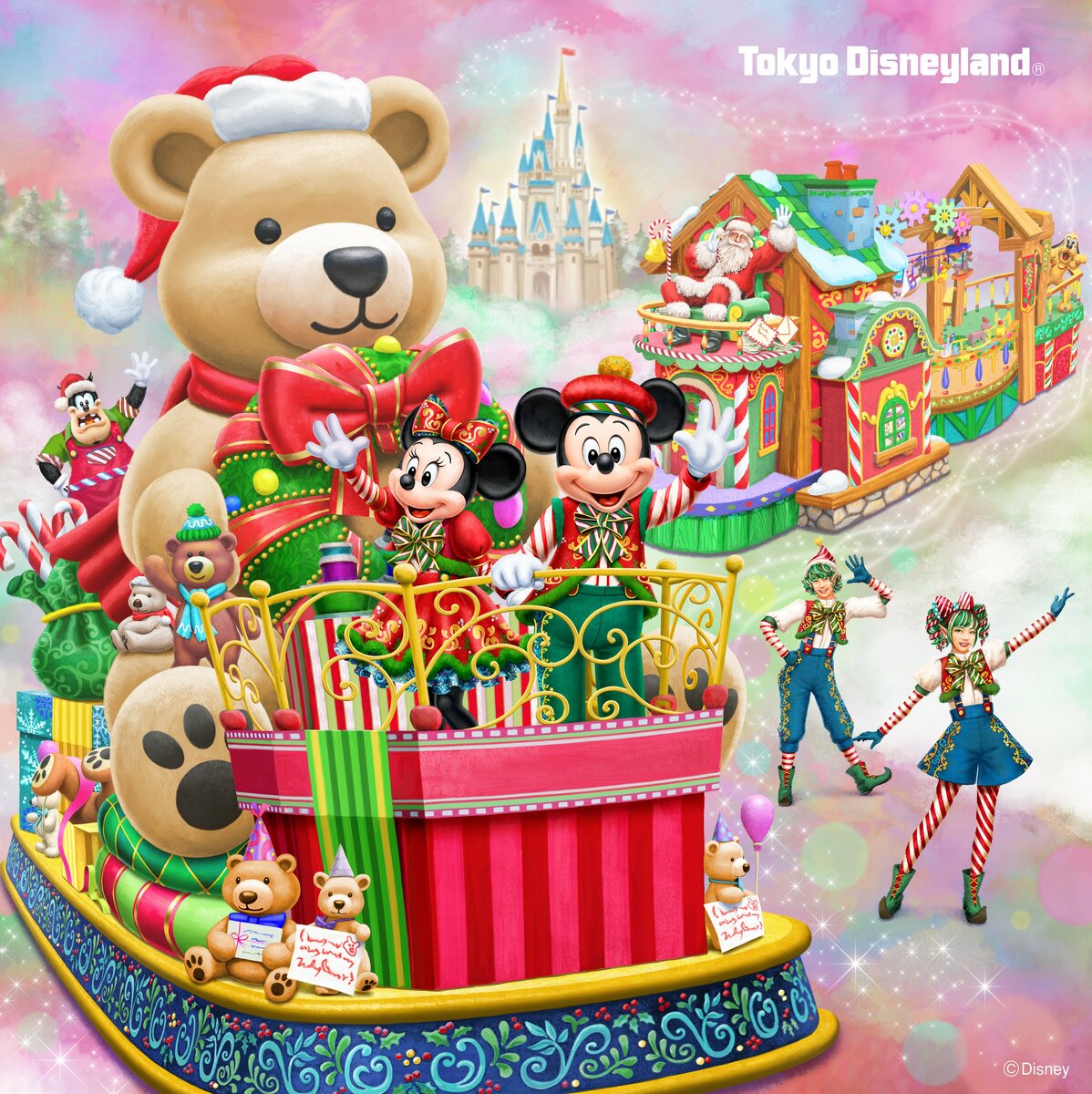 東京ディズニーランド(R)のクリスマスパレード「トイズ・ワンダラス