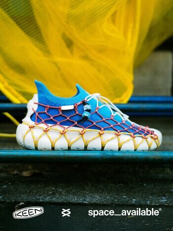 KEENとSpace Availableが初のコラボレーションを発表。循環型デザインを体現する「UNEEK 360」4月22日発売 ～カルチャー、都市、そして自然をつなぐ一足～