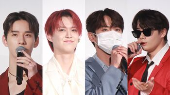 白岩瑠姫 主演映画のイベントにJO1メンバー登場！独特の“お祝い”連発で大喜利状態