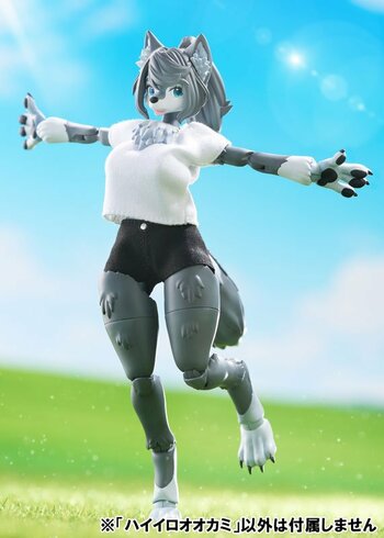 自分好みのケモノをカスタマイズ！『けもプラ』シリーズ第3弾「ハイイロオオカミ」が登場。あみあみにて予約受付中。