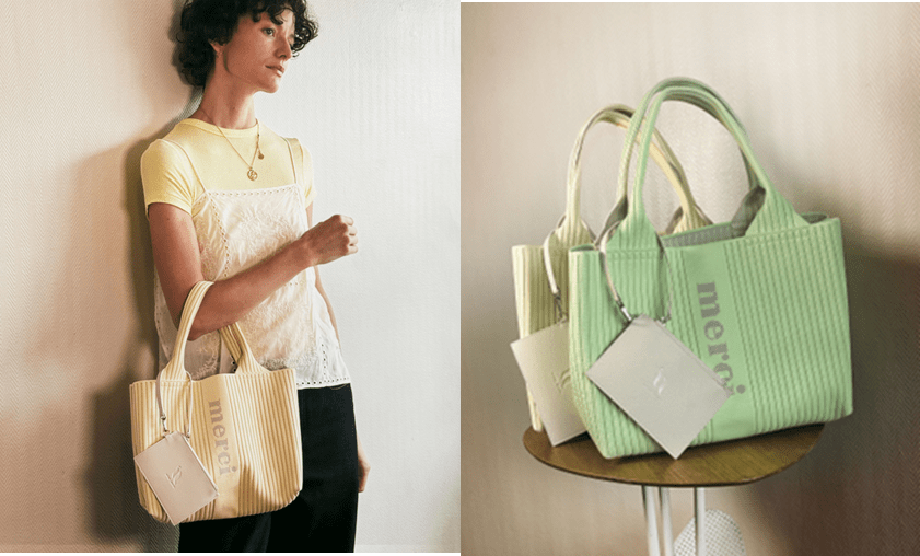 大人気のニットバッグに、2025年春夏のトレンドカラーが登場