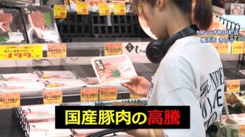 【高騰】猛暑で国産豚肉が“史上最高値”　豚舎でぐったり…子豚も減少　販売店「ここまで高いのは初めて」来年にも影響？