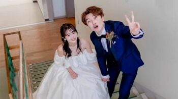 結婚式ショット披露の田久保夏鈴　夫とのエモい“タイムスリップ動画”を公開　制服からドレス姿へ「これは泣けます」と絶賛の声