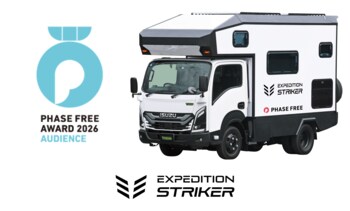 日本初※のフェーズフリー認証キャンピングカー「EXPEDITION STRIKER」が「フェーズフリーアワード2026 オーディエンス賞」を受賞