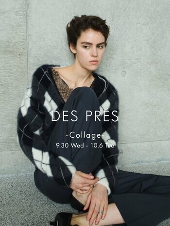 【DES PRES】9月30日(水)から10月6日(火)までの期間中、阪急うめだ本店にてPOP UP STOREを開催。