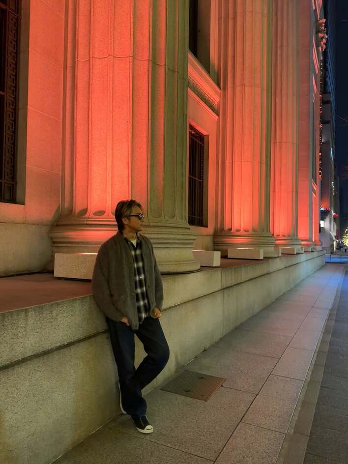 咲ちゃんと撮りあいっこ？」EXILE TAKAHIRO 夜の東京に“まるで来日した