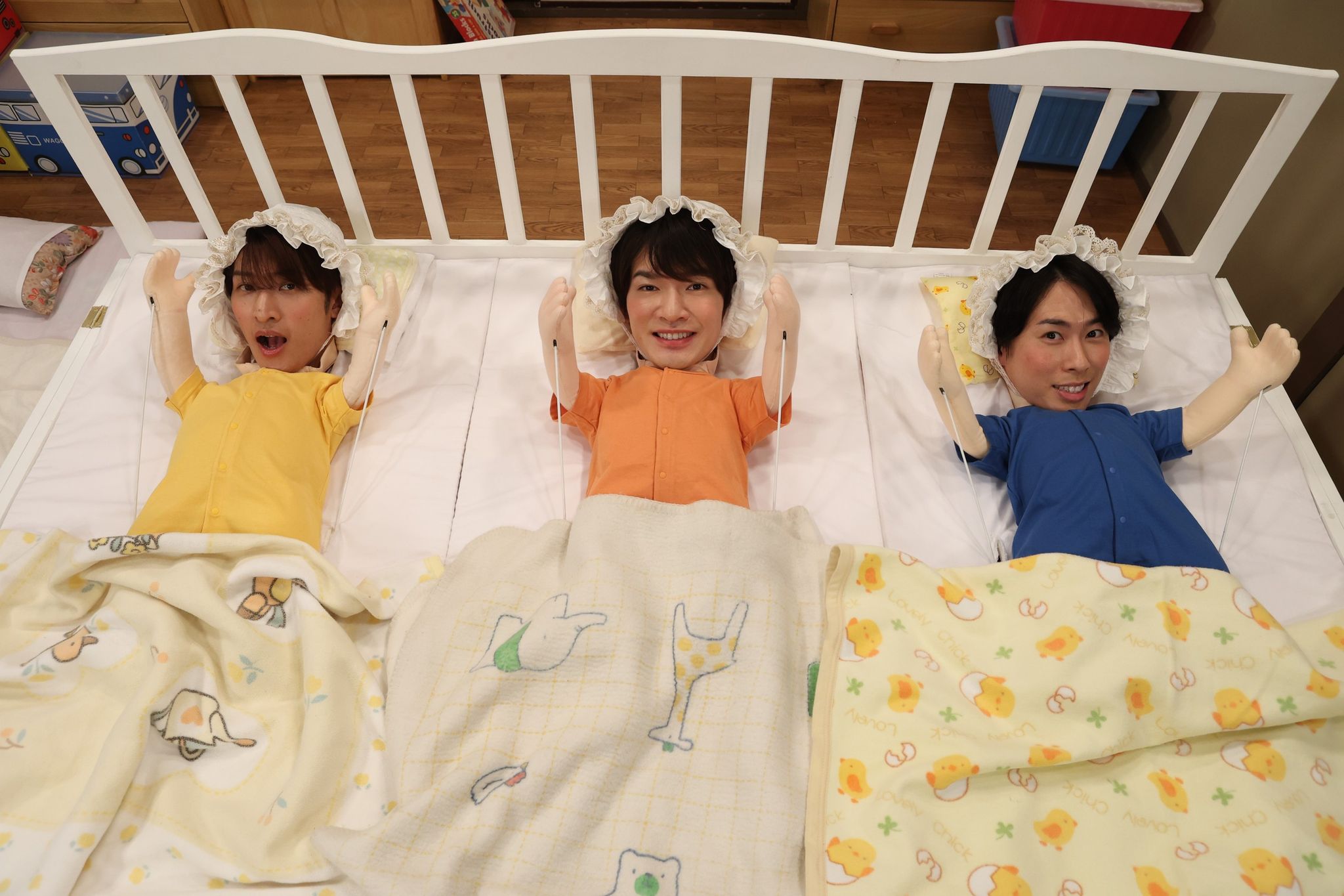 ドリフに大挑戦』深澤辰哉＆向井康二＆宮舘涼太が3つ子の赤ちゃんに