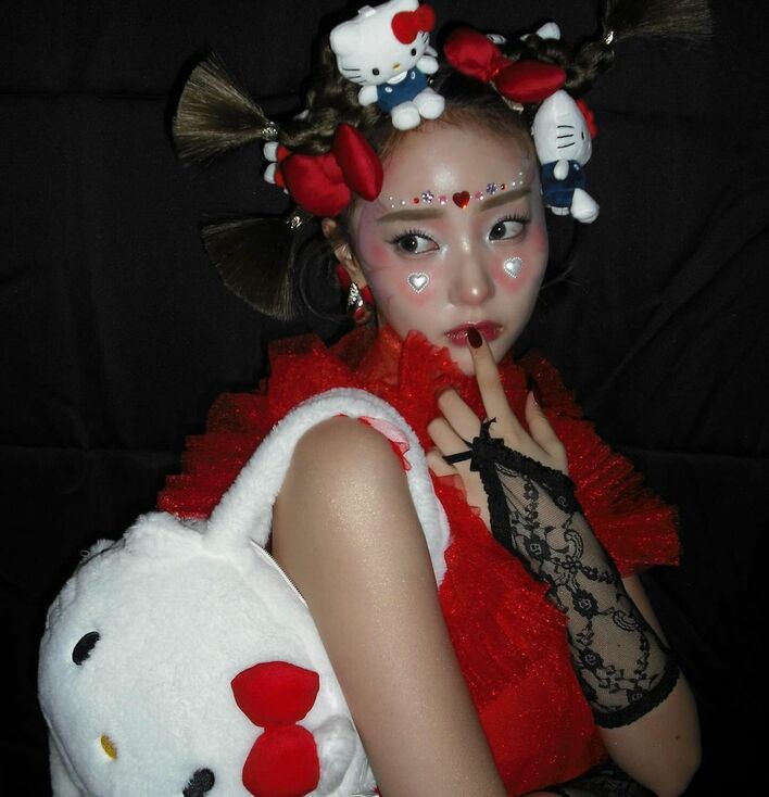 キティー ちゃん コスプレ ハローキティ コスプレの通販