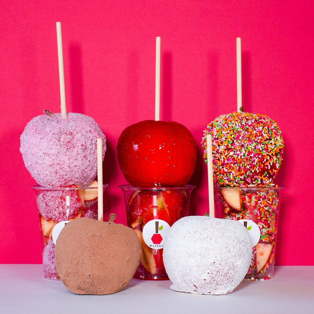 ⭐アメリカンカントリー雑貨♥ぷっくりハートのおめかし輪っぱ※りんご＆❤の飾り付き ⭐️アメリカンカントリー雑貨♥おめかし❋ぷっくりෆりんごෆの