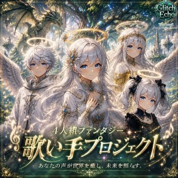 天使×音楽VTuberユニット「Glitch Echo Yggdrasil」、公式サイトをオープン。