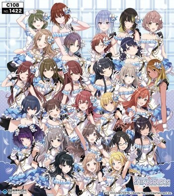 「アイドルマスター シャイニーカラーズ」の新作グッズが「コミックマーケット108」で登場！総勢28名の「担当応援マフラータオル」などのアイテムが中外鉱業ブースにて販売決定！