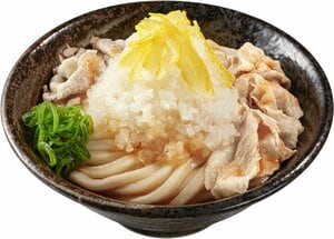 【はなまるうどん】ザクザク鬼おろし×豚肉の最強タッグ！夏の新作うどんが期間限定で登場　旨みあふれる豚肉と山盛り鬼おろしの最強コラボ