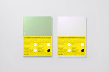 国内外で大好評の365 デイズノート・1/2 イヤーノート　色と光の変化が楽しめる限定色のノートが登場