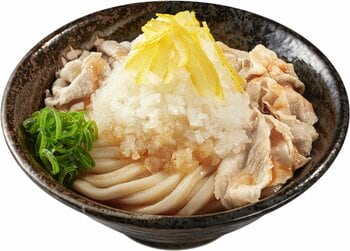 【はなまるうどん】ザクザク鬼おろし×豚肉の最強タッグ！夏の新作うどんが期間限定で登場　旨みあふれる豚肉と山盛り鬼おろしの最強コラボ