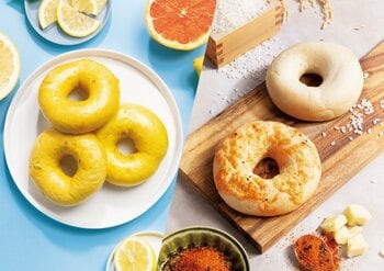 BAGEL & BAGEL から新商品が登場！ 夏にぴったりな“レモン×グレープフルーツ”ベーグルと、米粉を使用した“七味醤油”ベーグルに加え、マフィン３種を期間限定で販売します