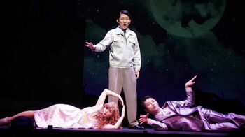 ノンスタ・石田「詐欺に遭った気分です」に、ともさかりえも同意 “思いっきり汚い”ミュージカル開幕