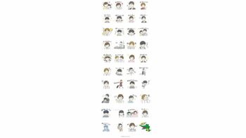 『監察医 朝顔』LINEスタンプ登場！万木家4人＆茶子先生＋ワニのホッコリ40種類