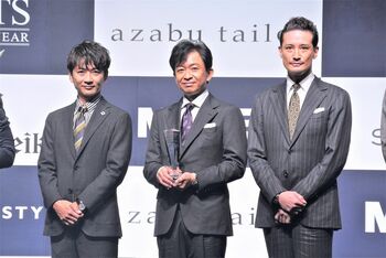 今年、もっともスーツが似合う人にTOKIOが決定！社長・城島茂は緊張のあまり…