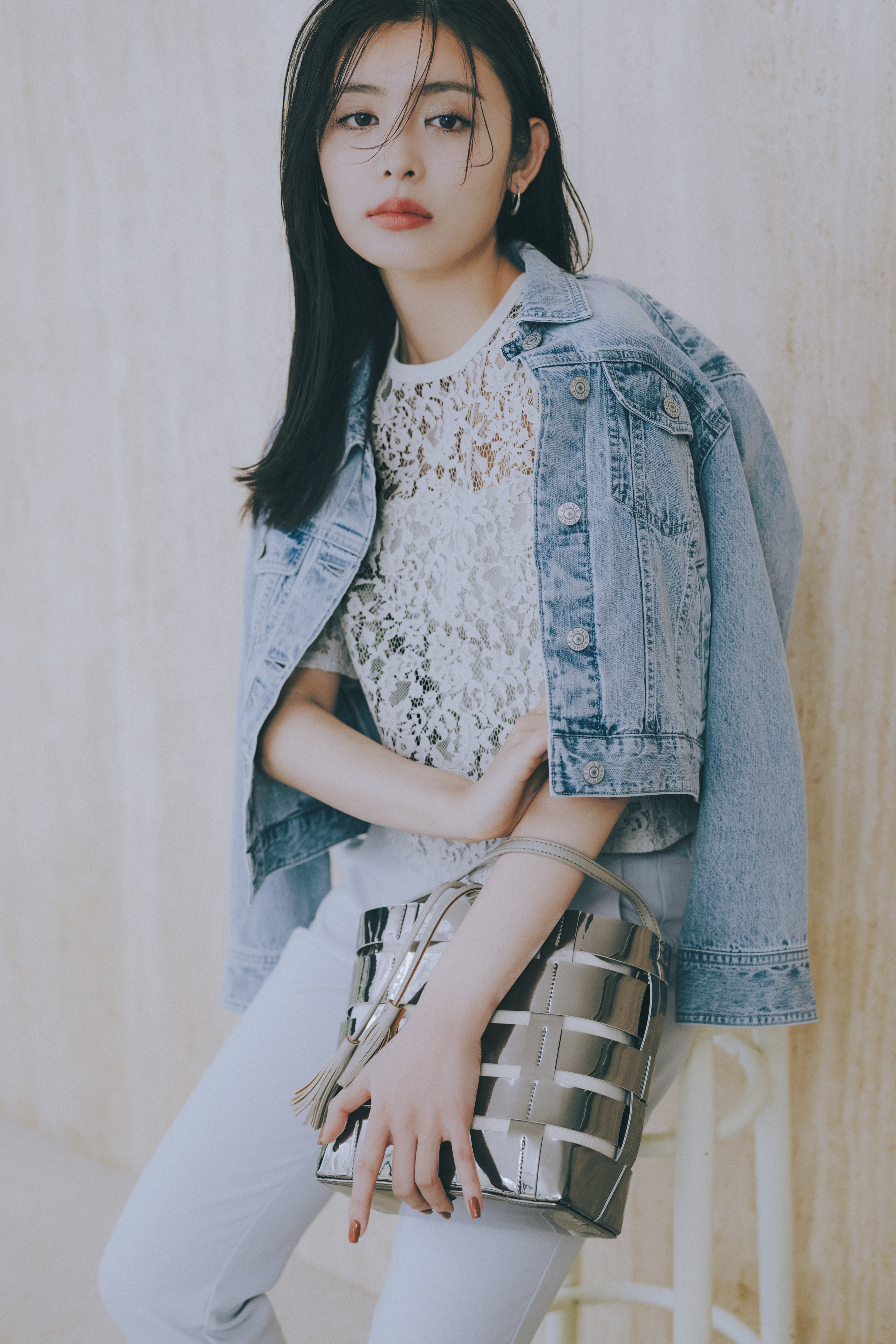 オフ・ネイビー通常販売/佐藤佳菜子さんコラボ】クロップド