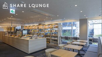 東京駅地下直結の商業施設グランアージュに、「SHARE LOUNGE　ワークスタイリング八重洲南口」が4月24日（金）にオープン