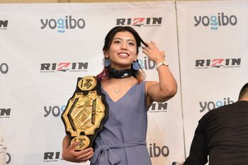 「女子のキックボクシングを盛り上げる」ぱんちゃん璃奈がRIZIN初参戦決定！