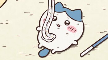 アニメ『ちいかわ』　第283話「生クリーム／しっぽやってみる」