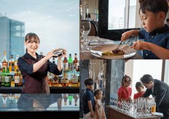 この夏、横浜ベイシェラトンホテルで学ぶ“本物”のマナー体験　Sheraton テーブルマナー for KIDS ～夏休みの昼餐会～　バーテンダーによるミニカクテル教室付きの夏限定プログラム