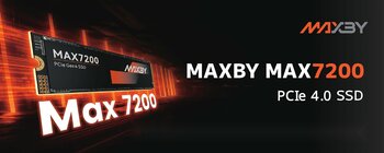 浜田電機株式会社、MAXBY製PCIe 4.0対応SSD「MAX7200-1TB」を日本国内初となる店頭販売を開始
