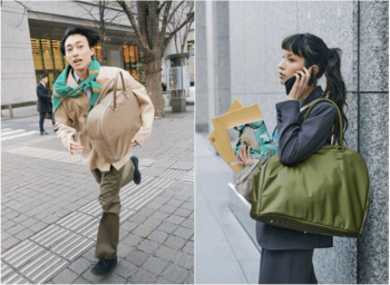 Awwの人気ボストンバッグに、廃漁網を再生したナイロンモデルが登場！週末旅行から日常まで活躍するバッグ＆スタンドポーチ