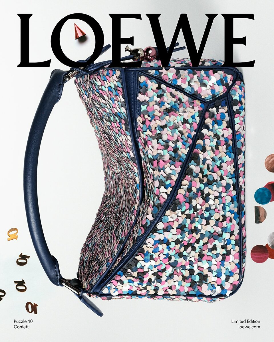 LOEWE☆パズル 10 アニメリエディション バッグ ロエベを象徴する「パズルバッグ」が10周年！ 復刻エディション